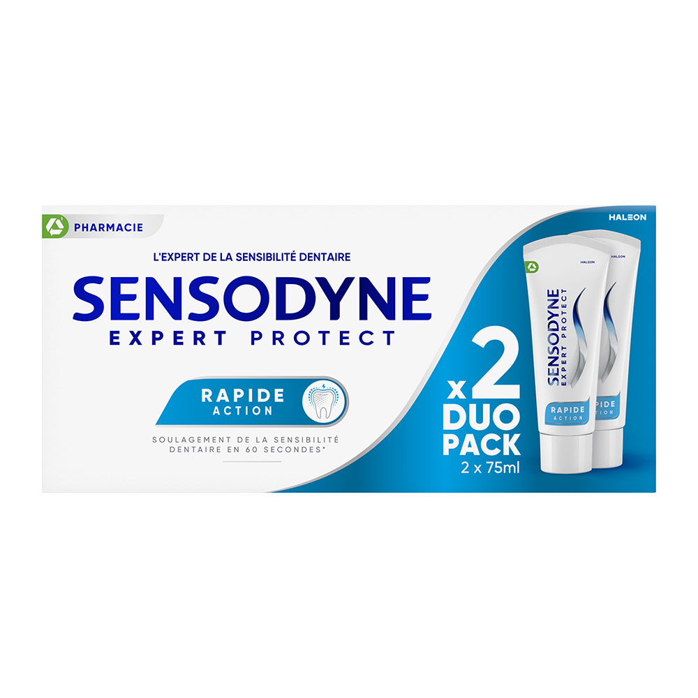 Sensodyne Expert Protect Fast action toothpaste 2 x 75 ml