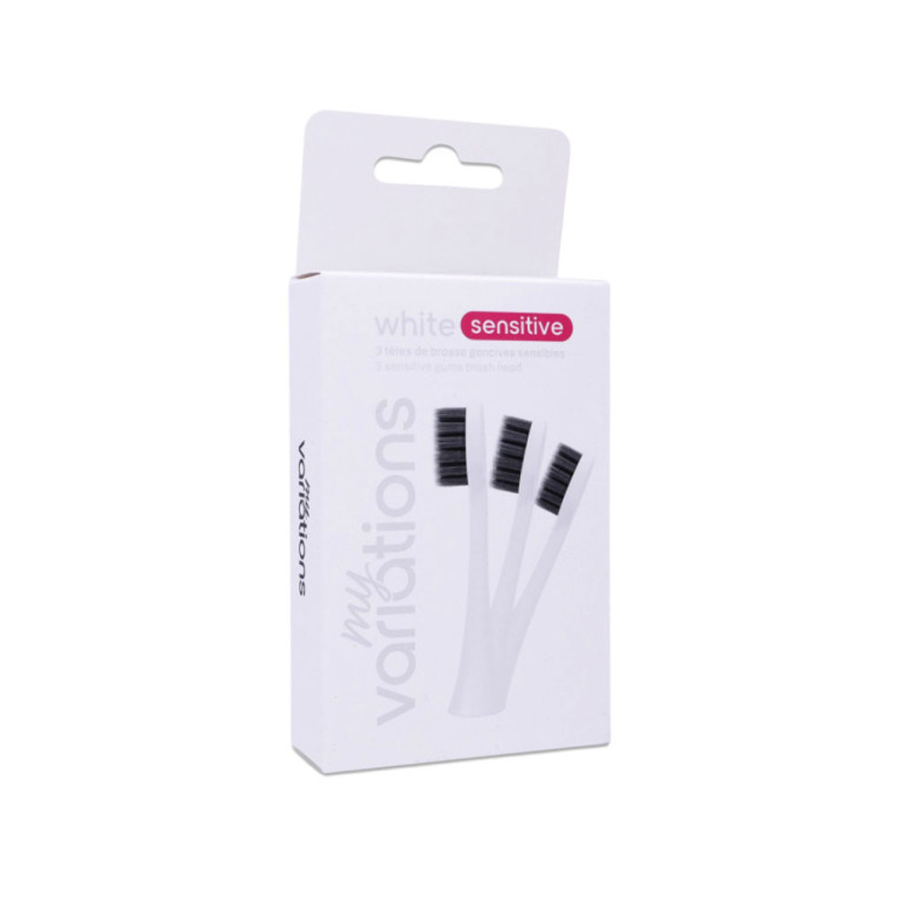 MyVariations Sensitive toothbrush head pack 3 x