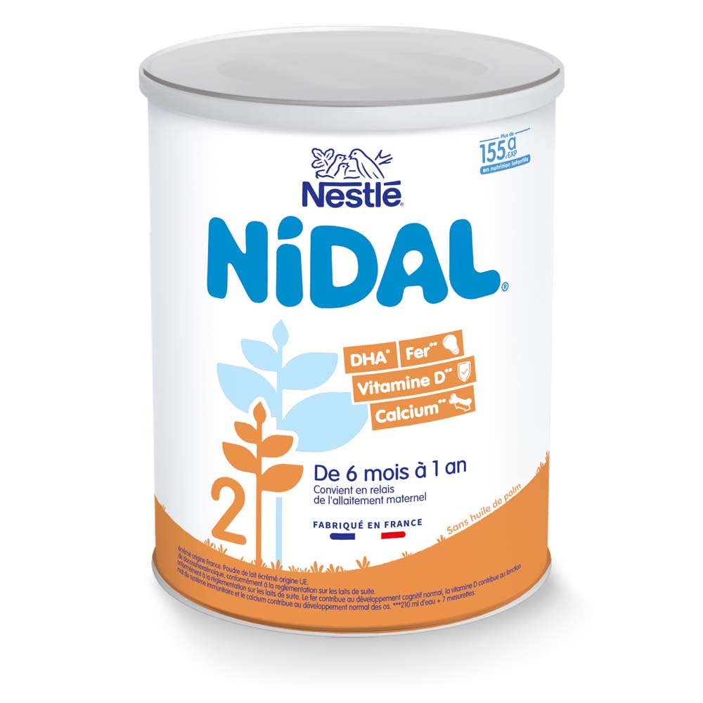 Nestlé Nidal Follow-up milk formula 2 from 6 months to 1 year 800 g