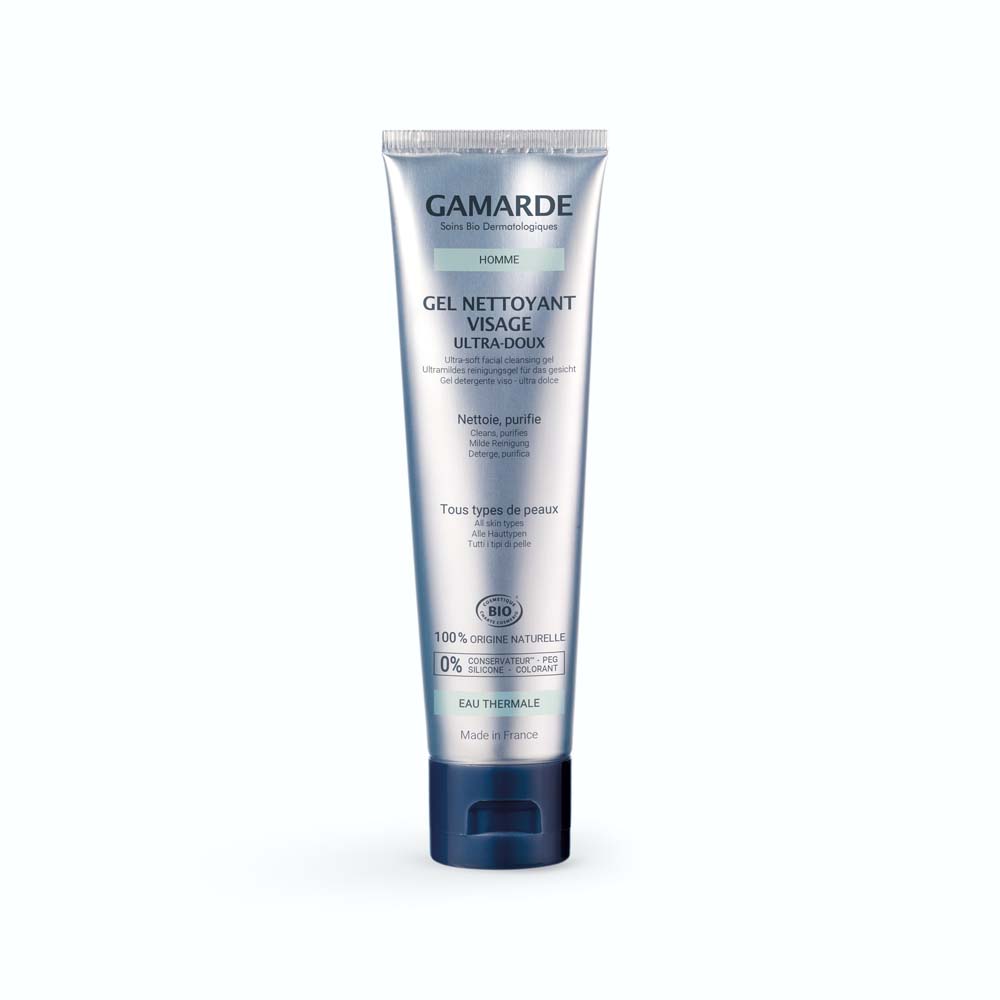 Gamarde Men Organic facial cleansing gel ultra gentle 100 g