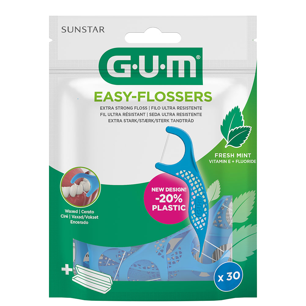 Gum Easy Flossers 890 Easy Flossers / Floss Rack x30