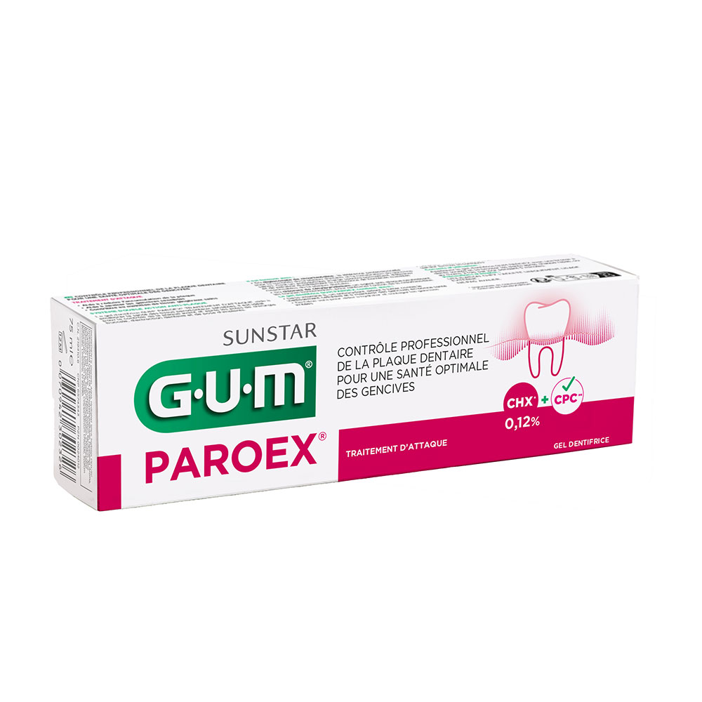 Gum Paorex Anti-plaque Toothpaste 75ml