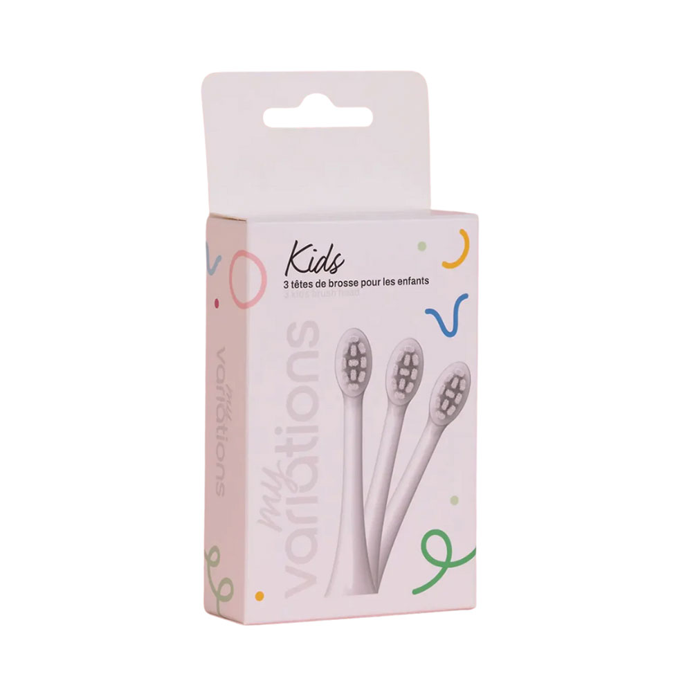 MyVariations Kids toothbrush head pack 2 x 3