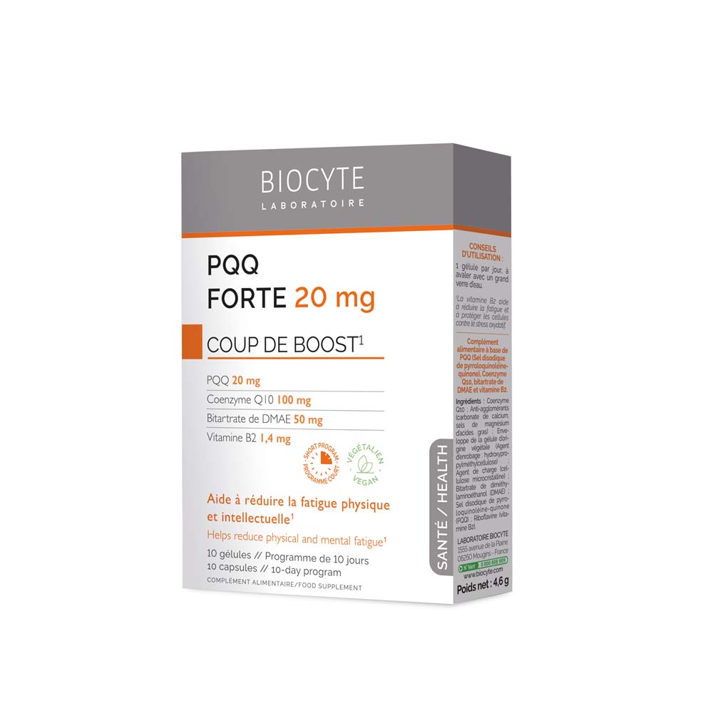 Biocyte Health PQQ forte 20 mg energy kick 10 capsules