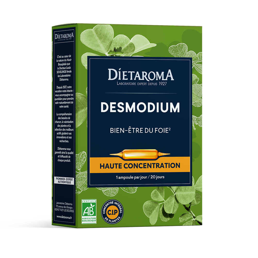 Dietaroma Desmodium Liver Well-being 20 ampulas