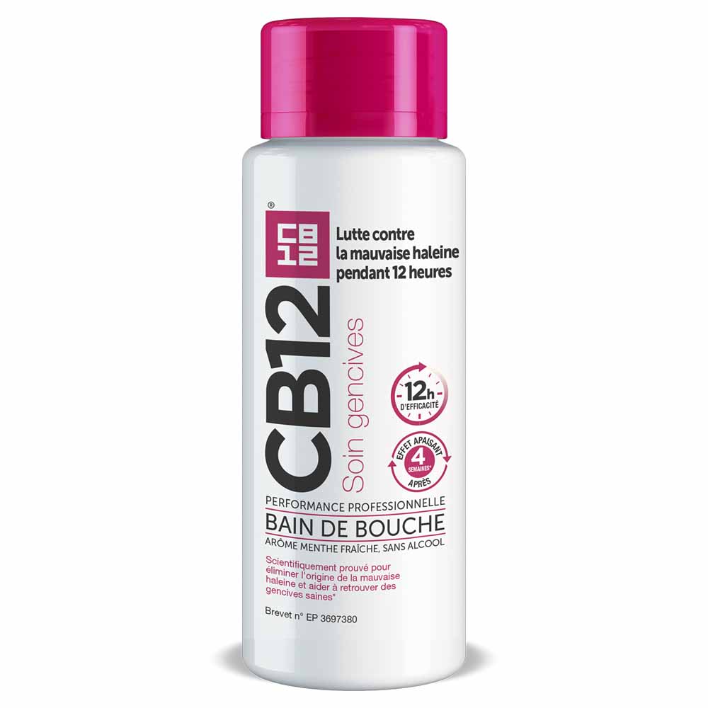 Cb12 Sensitive Gums Mouthwash fresh mint 12h 250 ml
