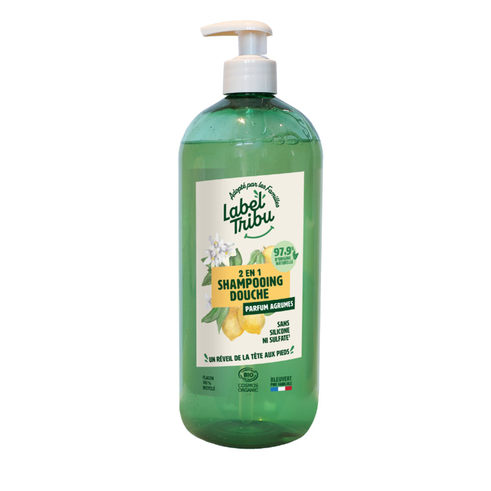 Label Tribu Citrus 2in1 Shower Shampoo 1L