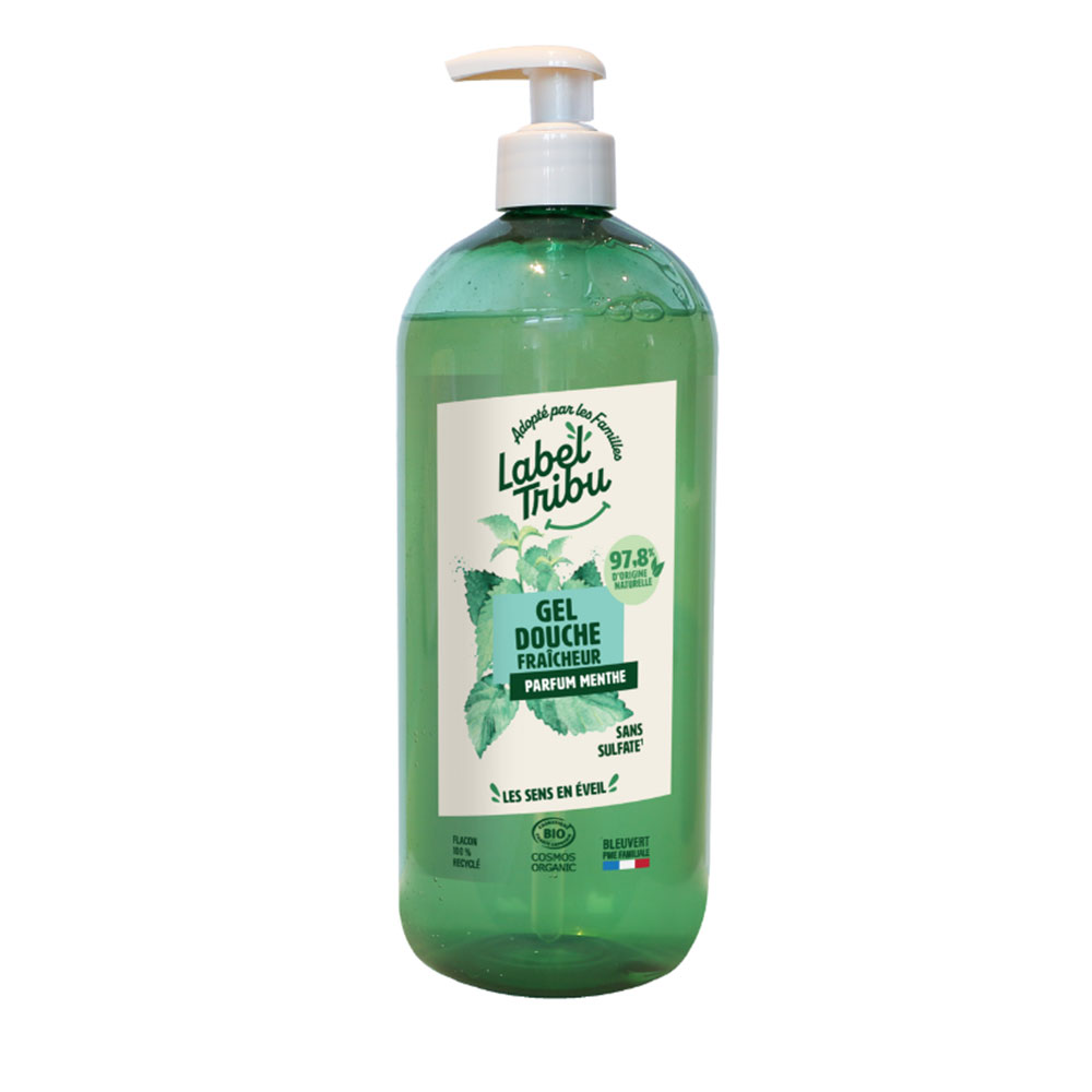 Label Tribu Fresh Shower Gel Perfumes Mint 1L