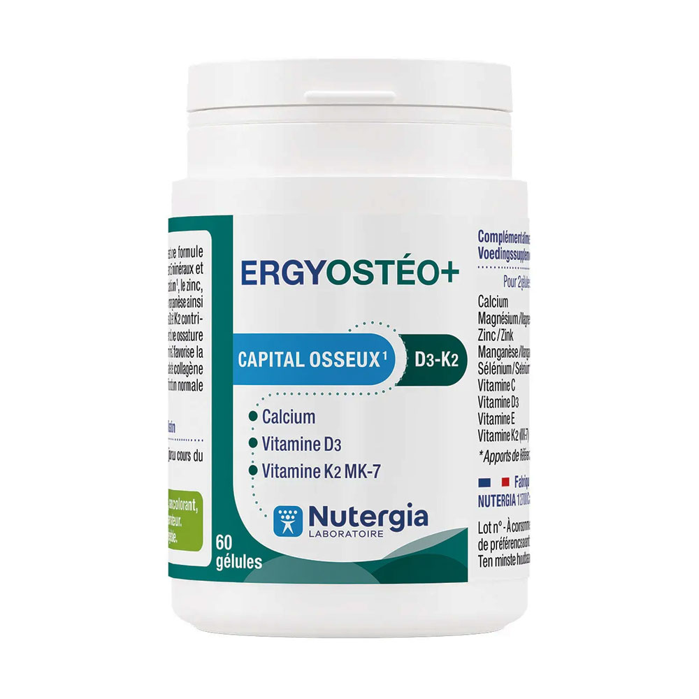 Nutergia Ergyosteo+ bone health support 60 capsules