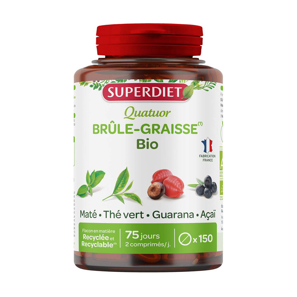 Superdiet Fat Burning Organic Quartet 150 tablets