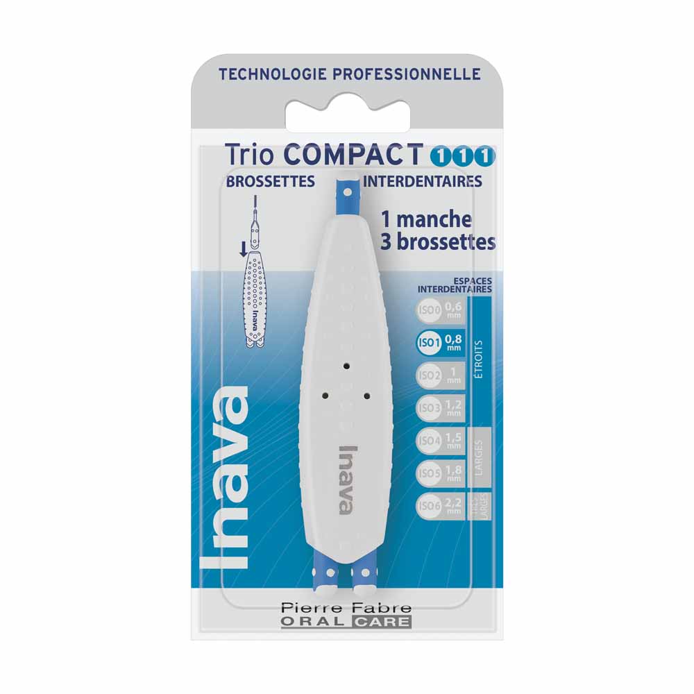Inava Compact interdental brushes 0.8mm