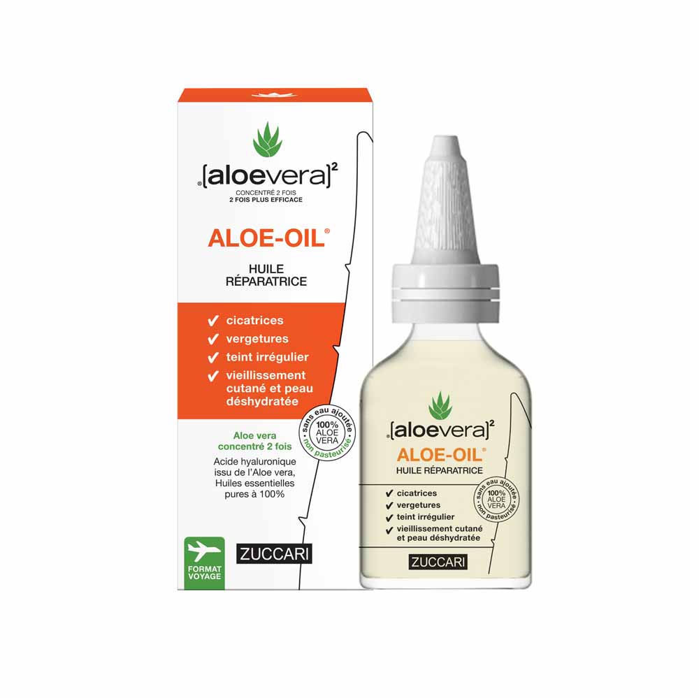 Naturancia [aloevera]2 Zuccari ALOE-OIL repair oil Aloe vera and essential oils Hyaluronic Acid 50ml