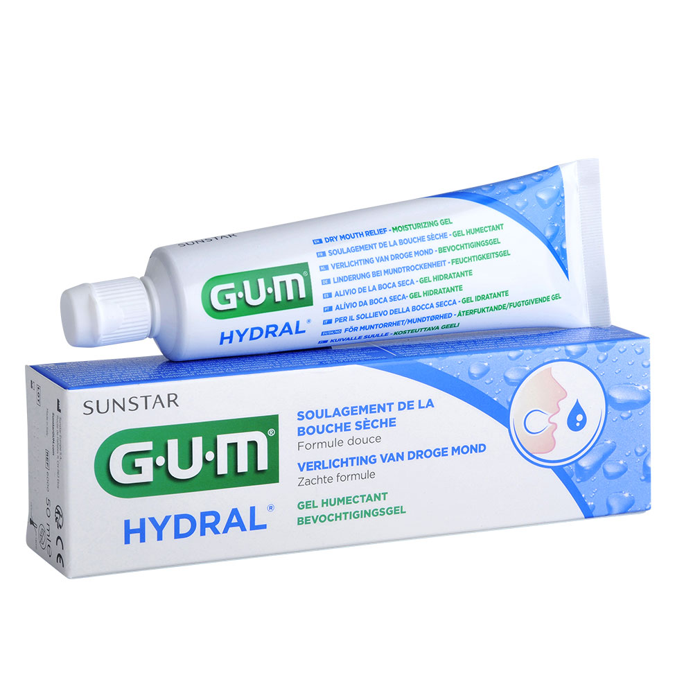Gum Hydral Hydrating dry mouth relief gel 50 ml