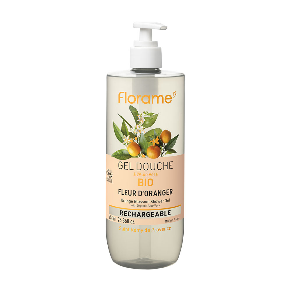 Florame Organic orange blossom shower gel 750 ml