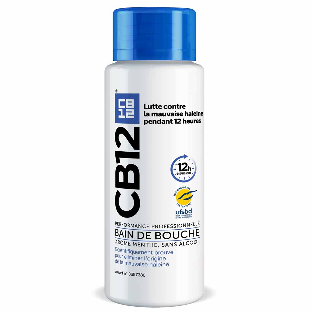 Cb12 Mouth Wash 12 Hour Good Breath Arôme Menthe 250ml