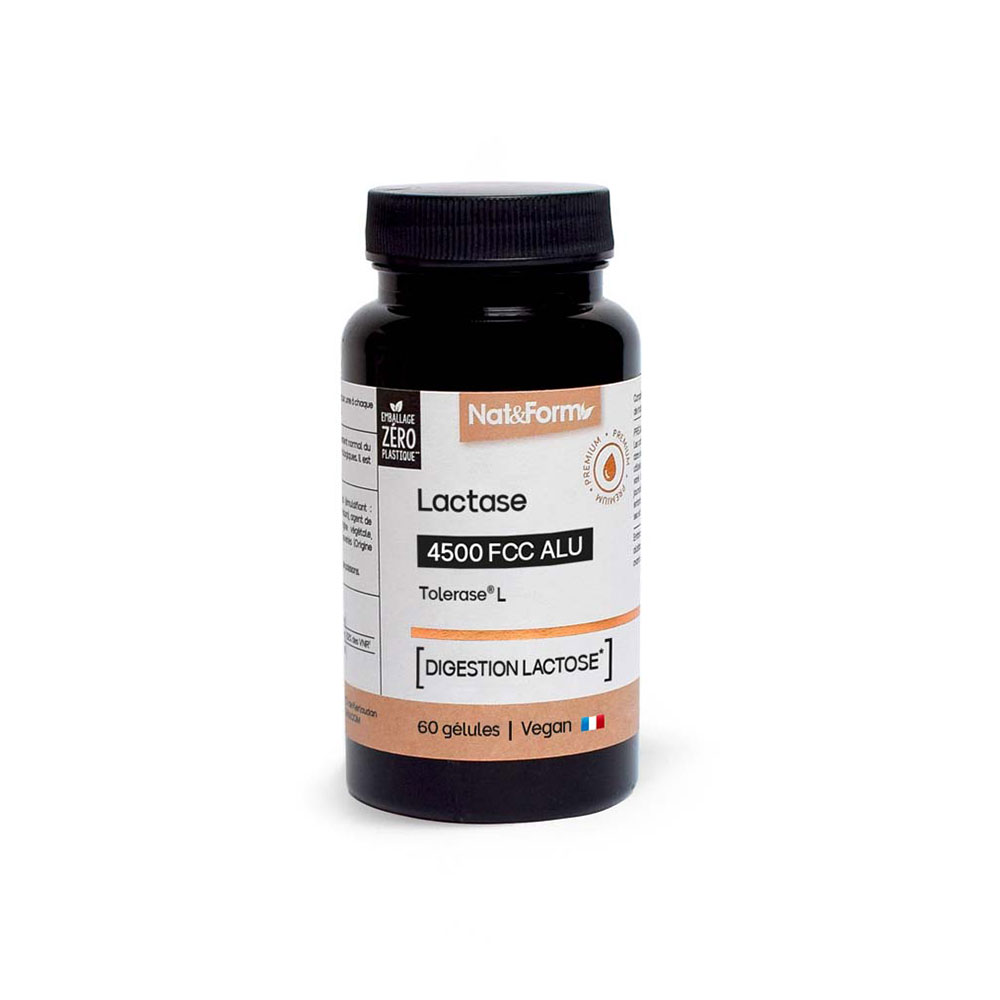 Nat&Form Premium Nutraceuticals Lactase 60 capsules