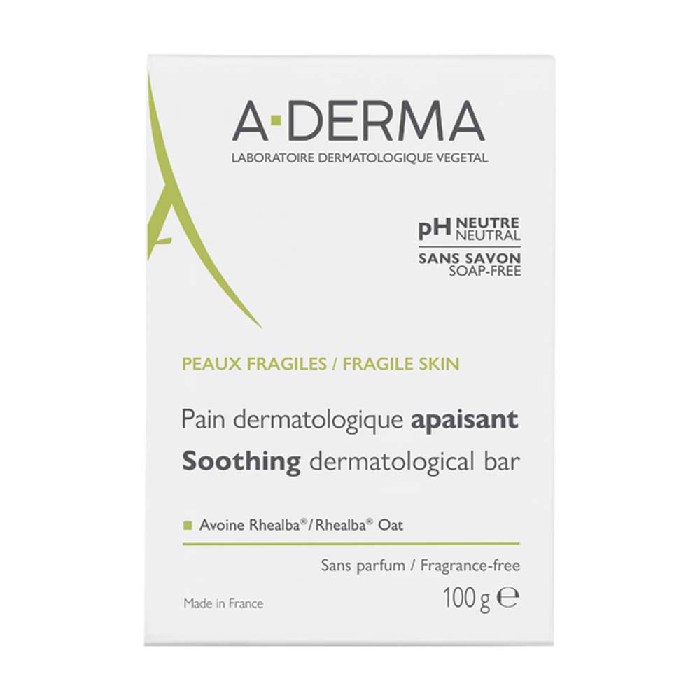 A-Derma Rhealba oats Superfatted Soap Bar 100g