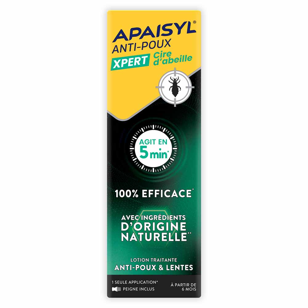 Apaisyl Anti-lice &amp; Nits Lotion Xpert Beeswax 200ml
