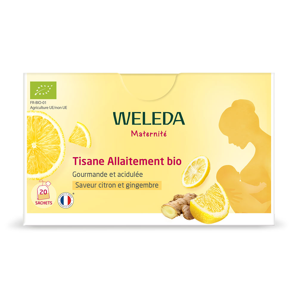 Weleda Organic Nursing Tea lemon and ginger flavour 20 sachets