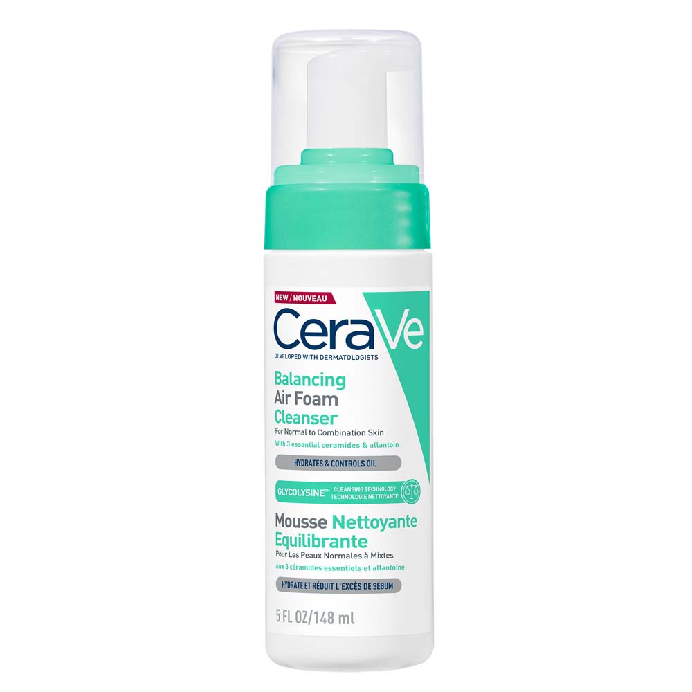 Cerave Face Cleanser Mousse Nettoyante Equilibrante Peaux Normales à Mixtes 148ml