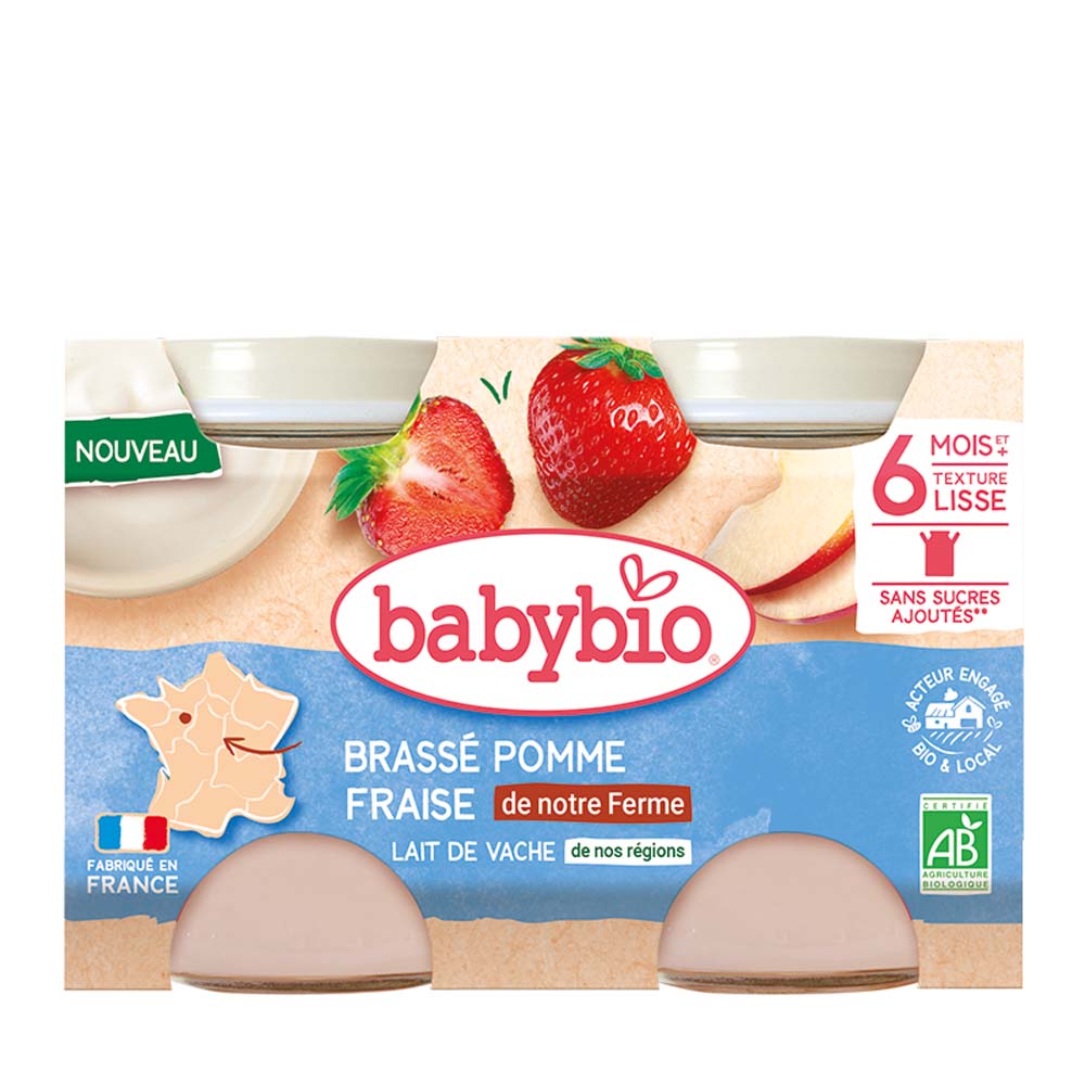 Babybio Dairy deserts Cow's milk yoghurt 6 months+ 2 x 130 g