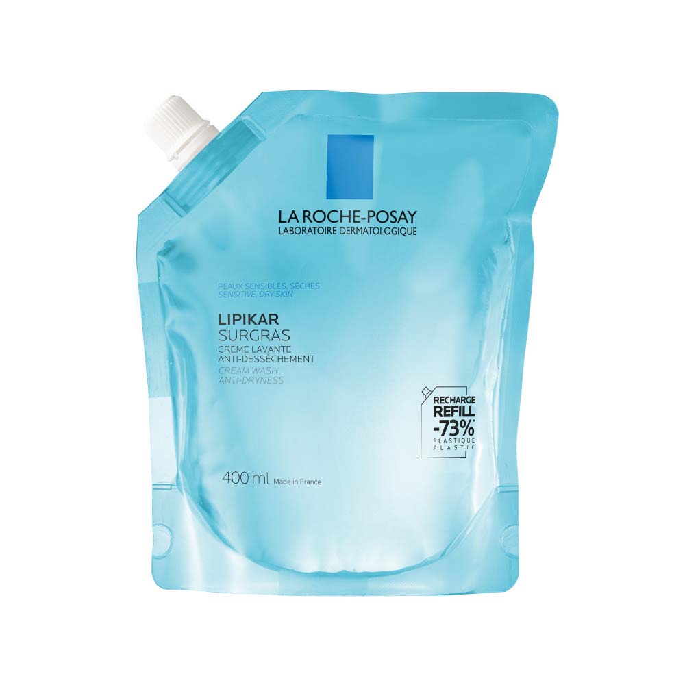 La Roche-Posay Lipikar Refill Surgras Anti-Dryness Cleansing Cream Dry to Very Dry Skin 400ml