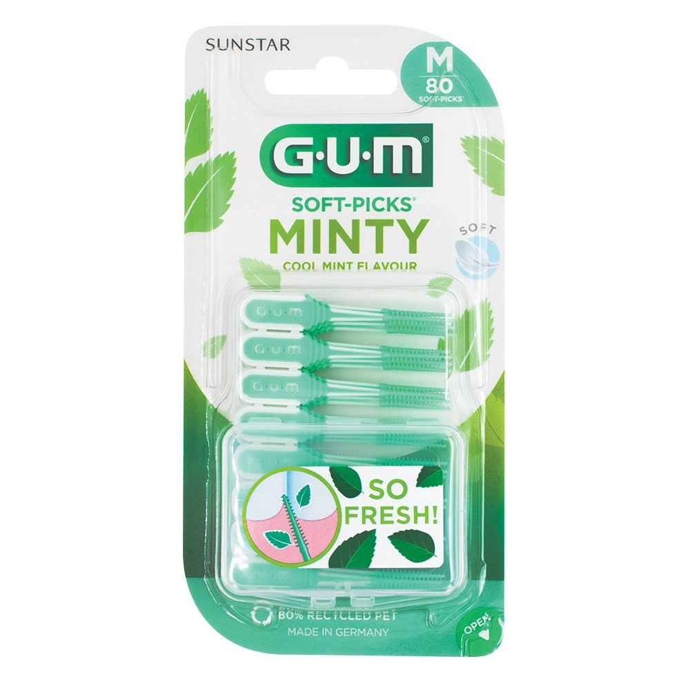 Gum Soft-Picks Medium interdental stick Comfort Flex Mint x80