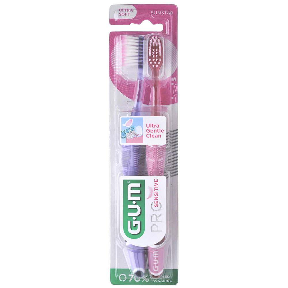 Gum Pro Sensitive Toothbrush Ultra-Flexible 15/100e x2