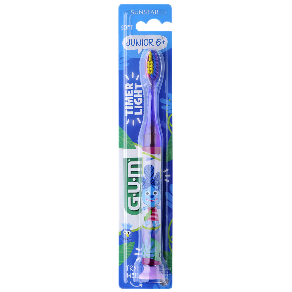 Gum Gum Child Soft Toothbrush With Timer Light From 7 Years Old