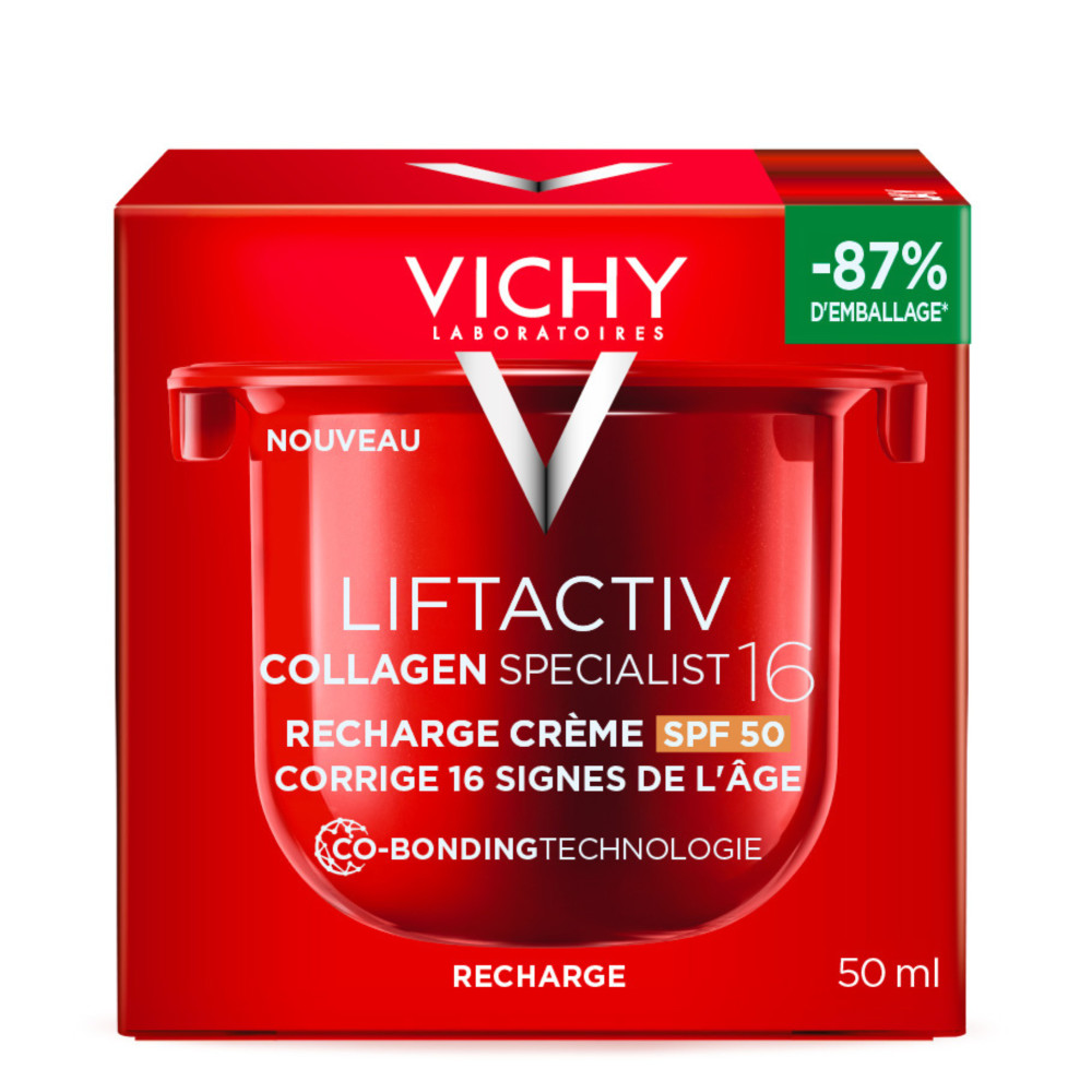 Vichy Liftactiv Supreme Day cream refill with pro-collagen SPF50 50 ml
