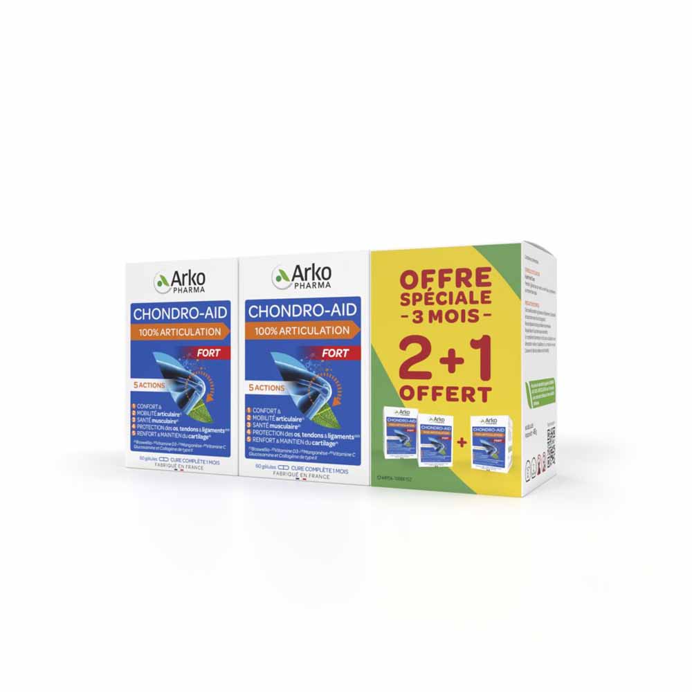 Arkopharma Chondro-Aid 100% Joint Support Fort 120 + 60 Capsules