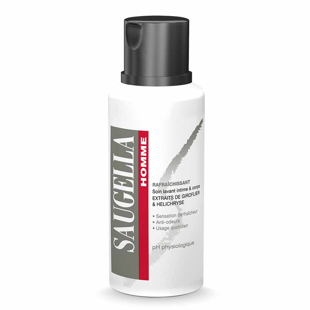 Saugella Man Intimate & body wash refreshing 200 ml