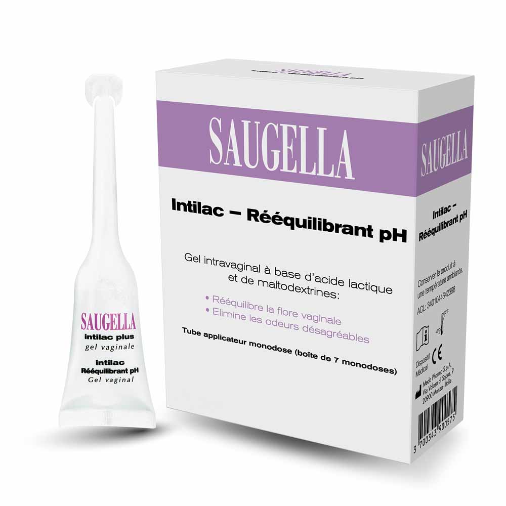 Saugella Intilac Intravaginal gel pH balancing 7 doses