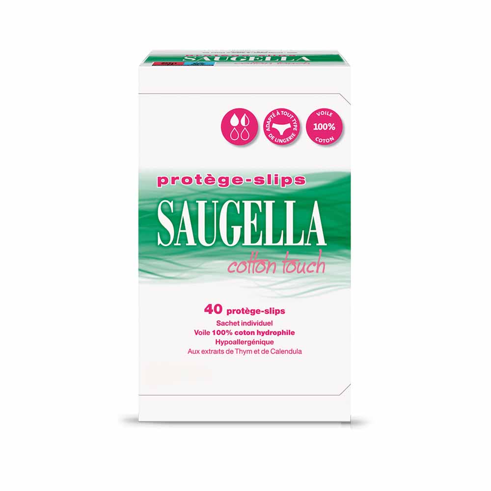 Saugella CottonTouch Cotton Touch Panty Liners X40 Hypoallergénique x40