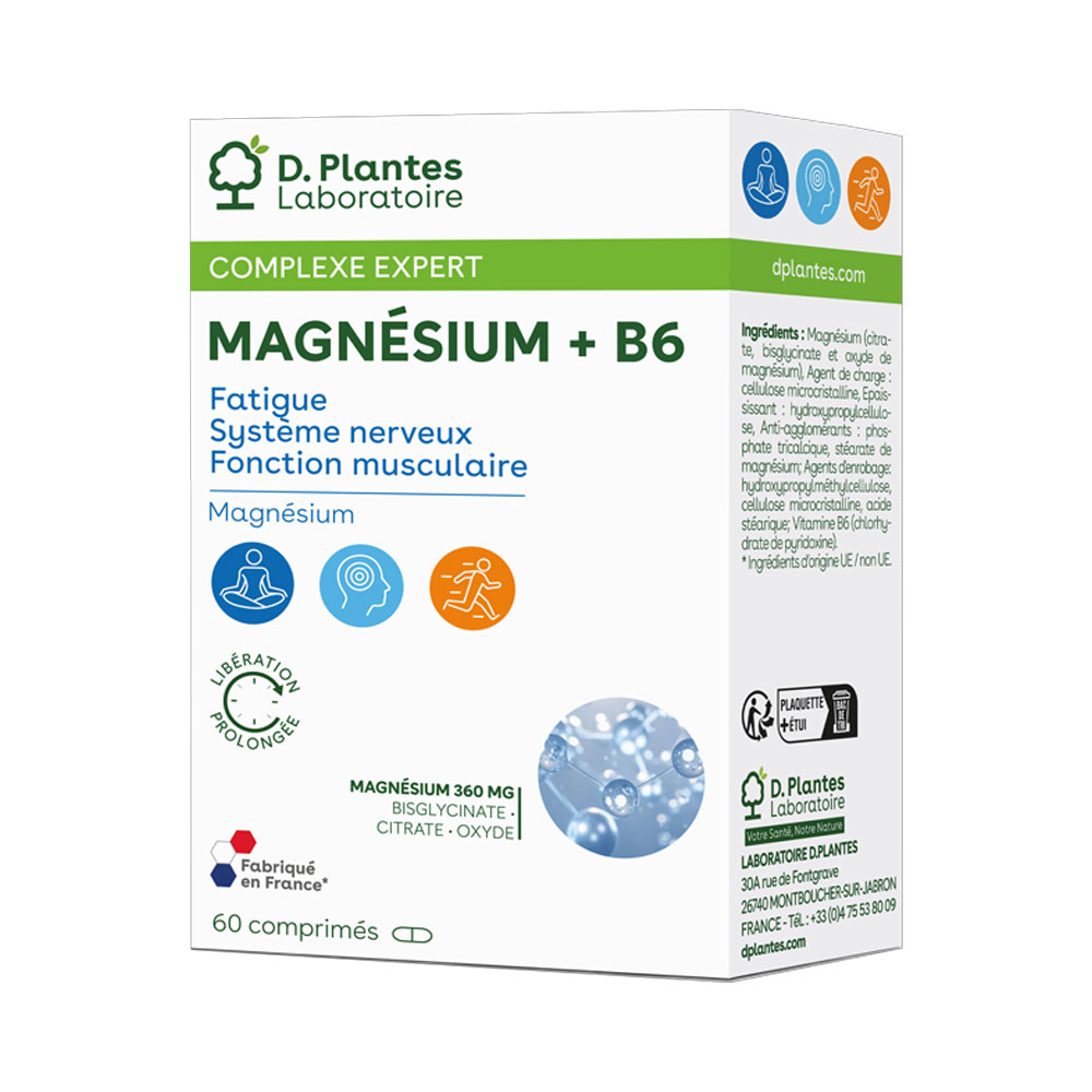 D. Plantes Magnesium + B6 60 tablets