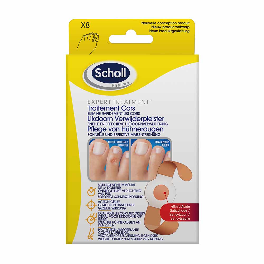 Scholl Expert Treatment Wartscide Dressings 8u x8