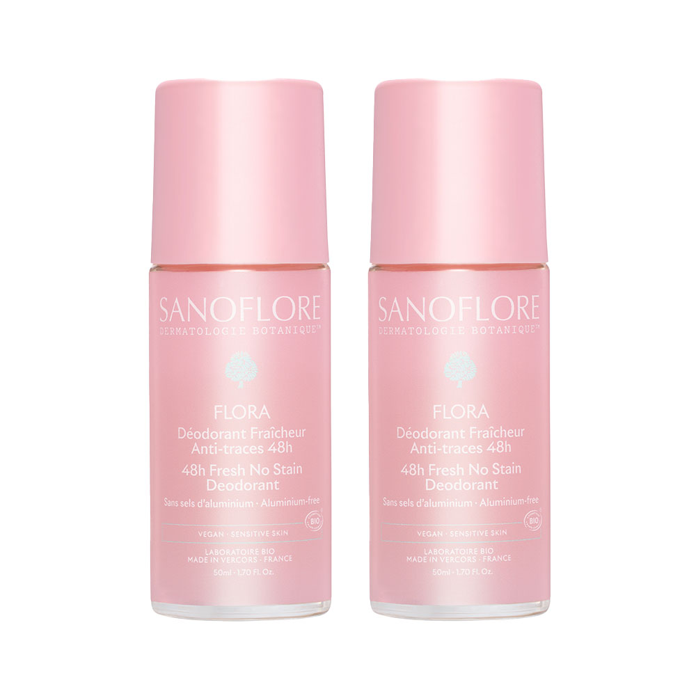 Sanoflore Deodorants 24h Organic Roll-On DUO Nuage De Fraicheur 2x50ml