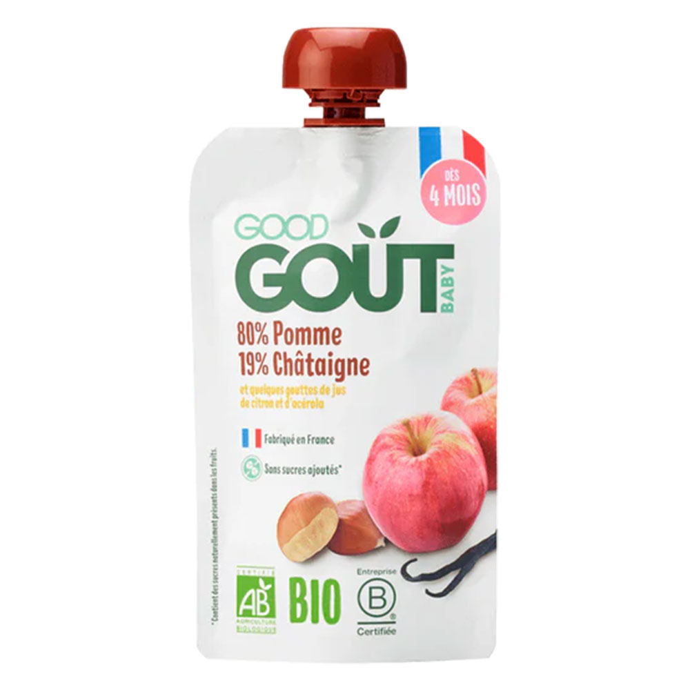 Good Gout Organic fruit and vegetable purée Dès 4 Mois 120g