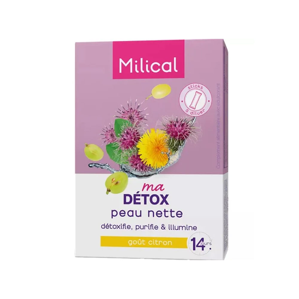 Milical My Detox clear skin 14 sticks