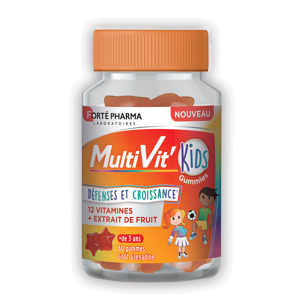 Forté Pharma MultiVit'4G Kids Gummies 60 gums
