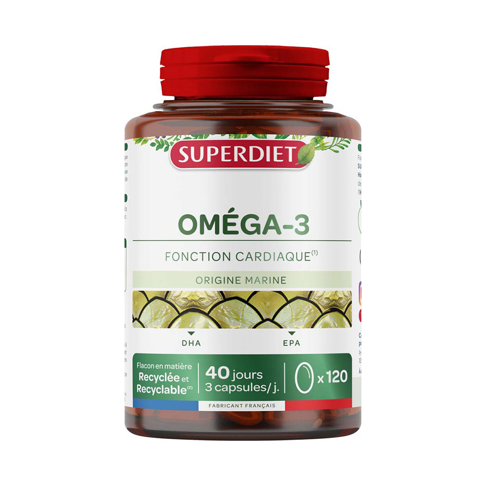Superdiet Superdiet Omega 3 120 Capsules 120 Capsules