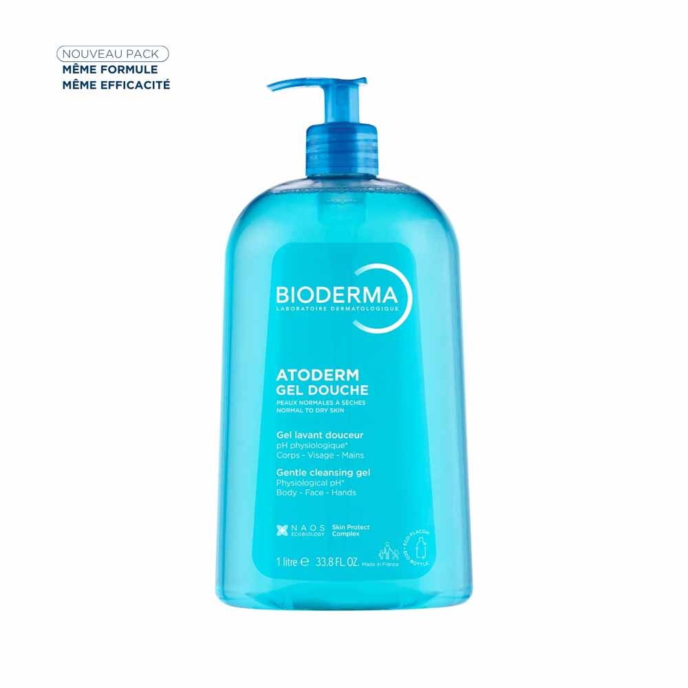 Ultra-gentle shower gel normal to dry skin 1l Atoderm Peaux sensibles Bioderma