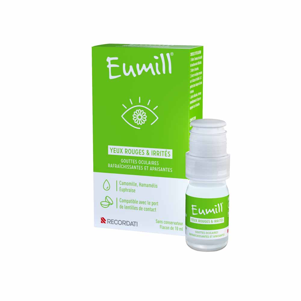 Eumill Refreshing and soothing eye drops Red, irritated eyes