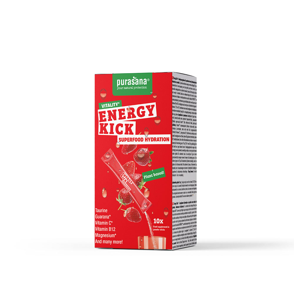Purasana Energy Kick hydration energy boost 10 sticks