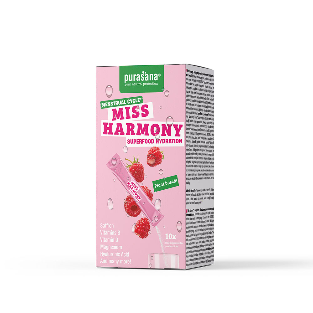 Purasana Miss Harmony hydration menstrual cycle support 10 sticks