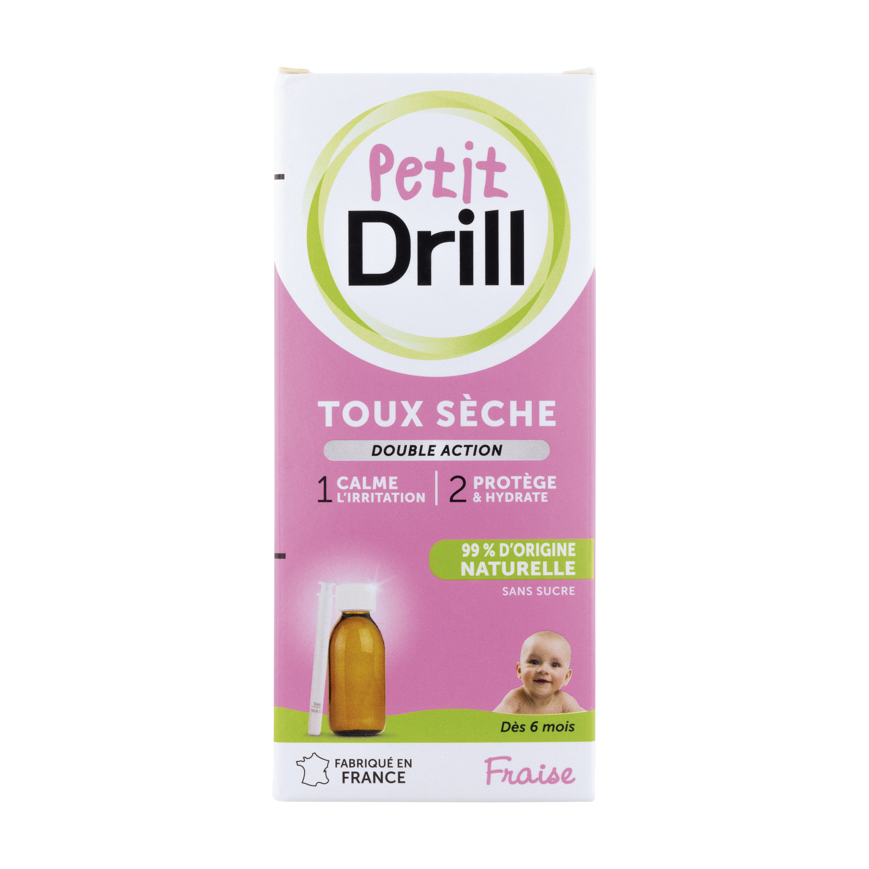 Drill Strawberry dry cough syrup 125 ml