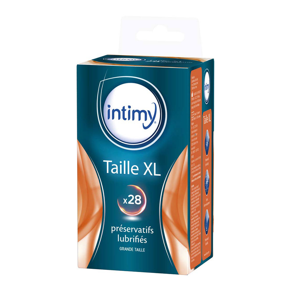 Intimy Lubricated XL condoms x28