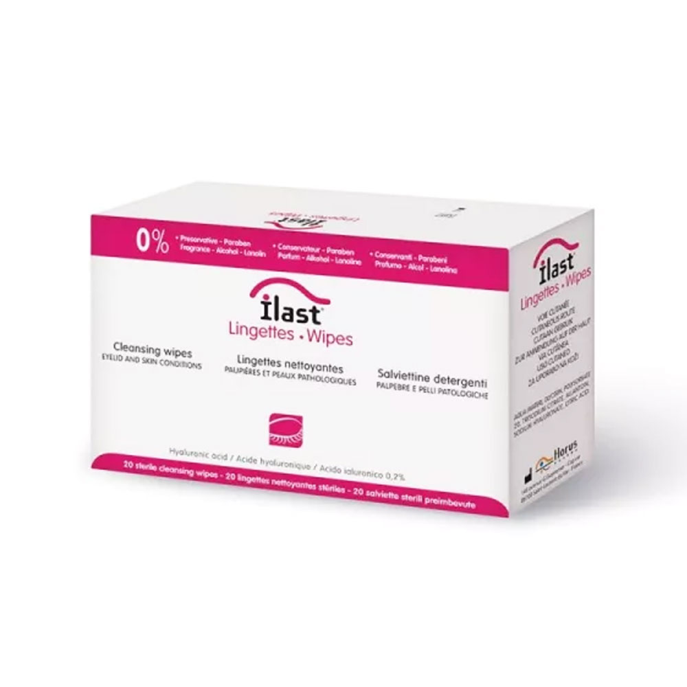 Dulcis Health Science Ilast Eyelid Cleansing Wipes x20