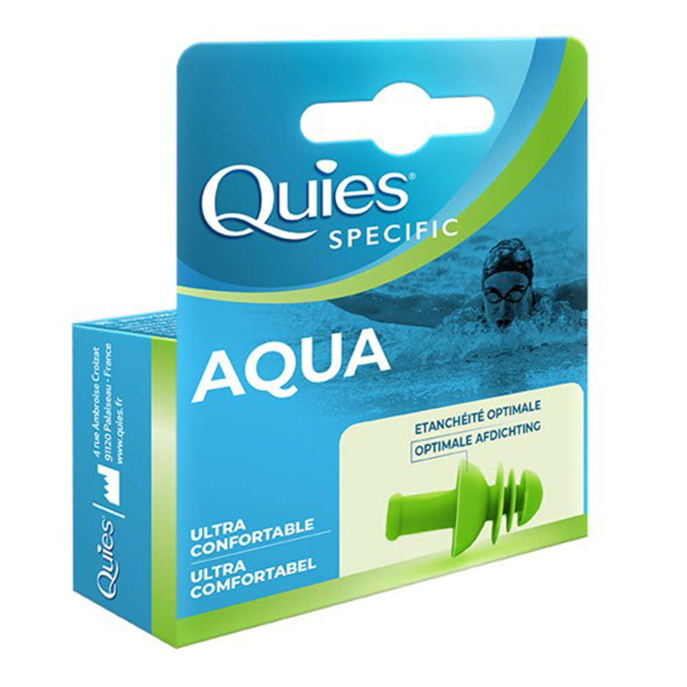 Quies Aquaplug Hearing Protection Reusable 1 Pair