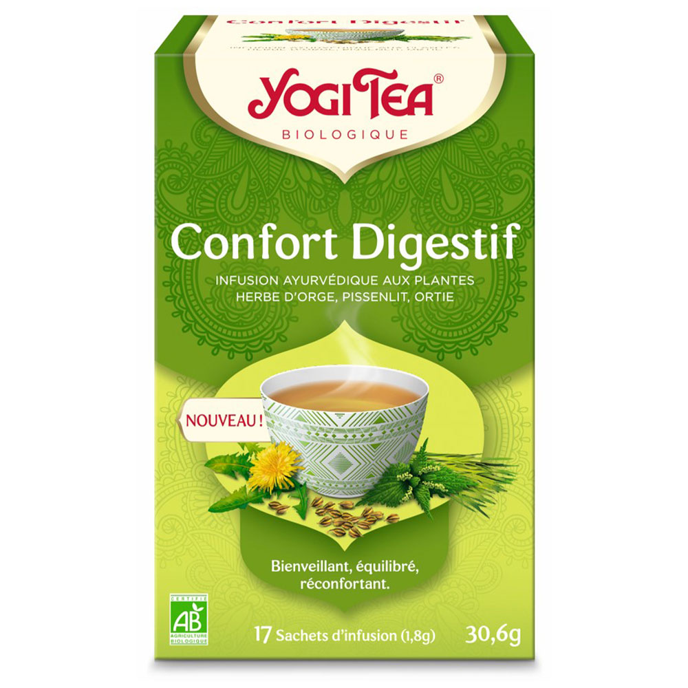 Yogi Tea Herbal Teas Digestive Comfort Bioes 17 bags